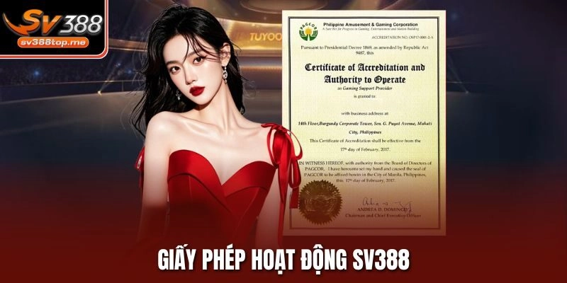 Giấy Phép Hoạt Động Sv388 Cam Kết An Toàn Hàng Đầu